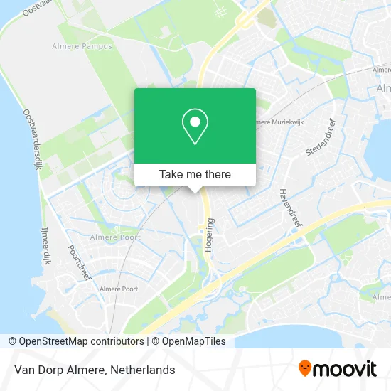 Van Dorp Almere map