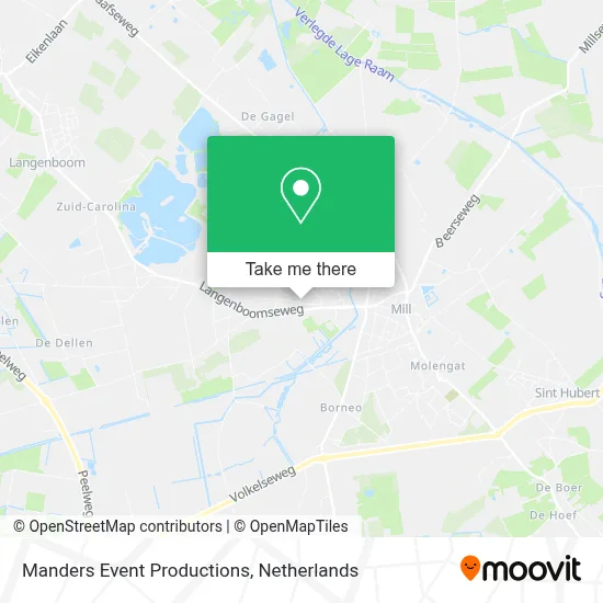 Manders Event Productions map
