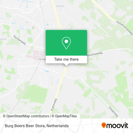 Burg Beers Beer Store map