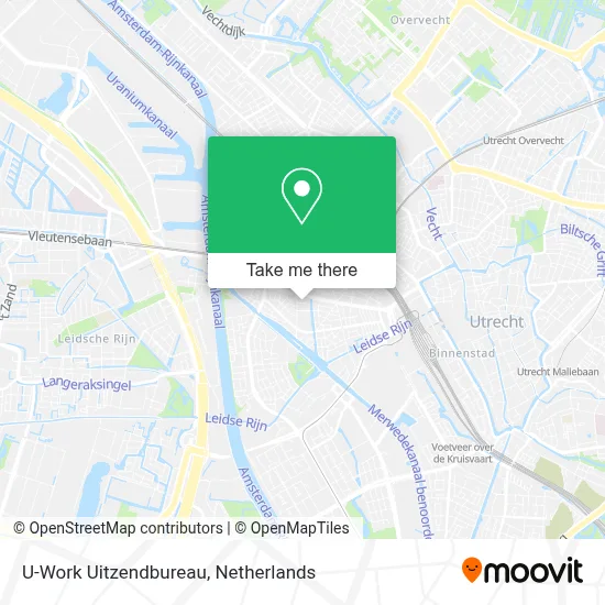 U-Work Uitzendbureau map