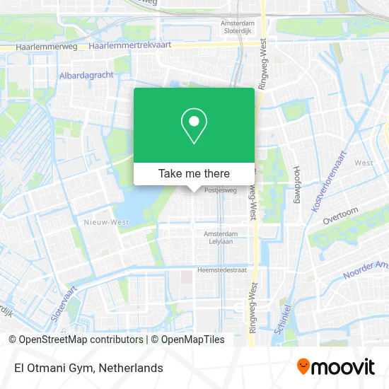 El Otmani Gym map