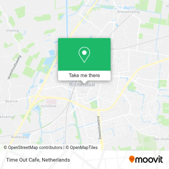 Time Out Café map