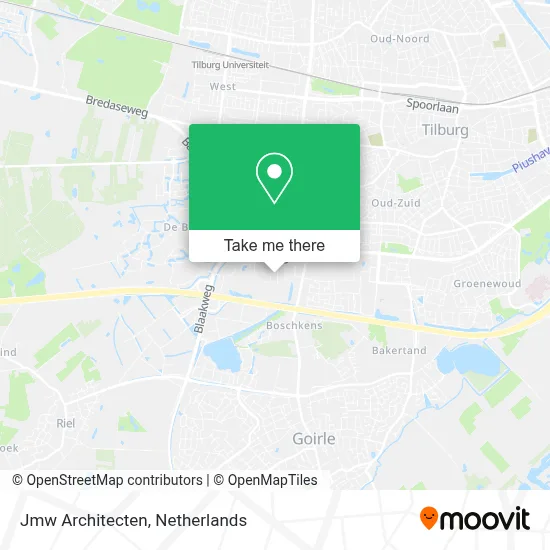 Jmw Architecten map
