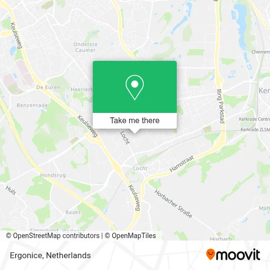 Ergonice map