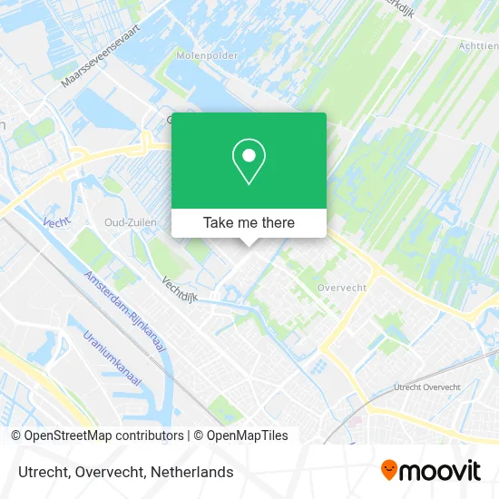 Utrecht, Overvecht Karte