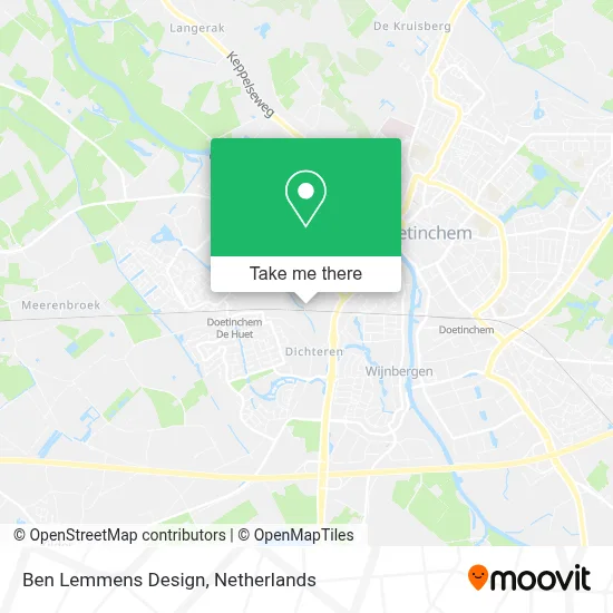Ben Lemmens Design map