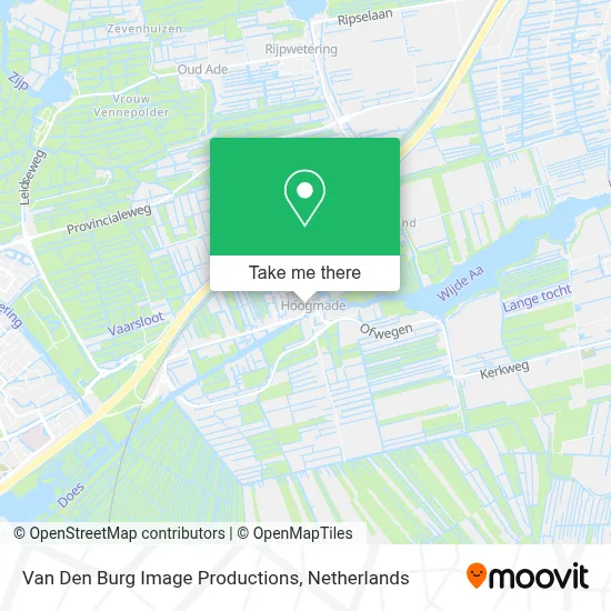 Van Den Burg Image Productions map