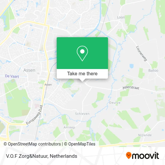 V.O.F Zorg&Natuur map