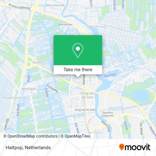 Haltpop map
