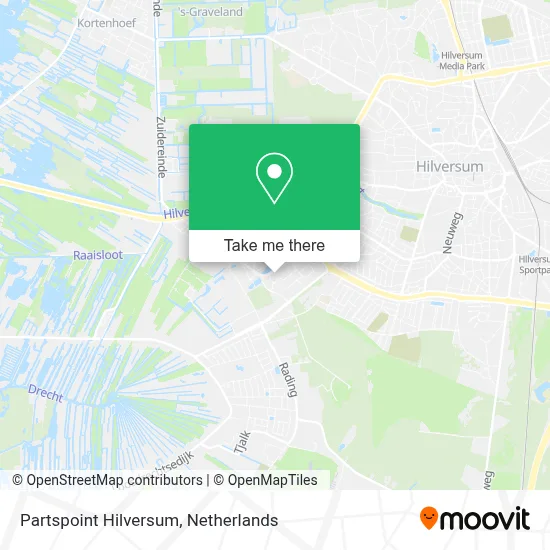 Partspoint Hilversum map