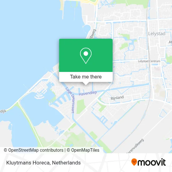 Kluytmans Horeca map