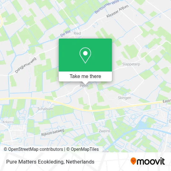 Pure Matters Ecokleding map