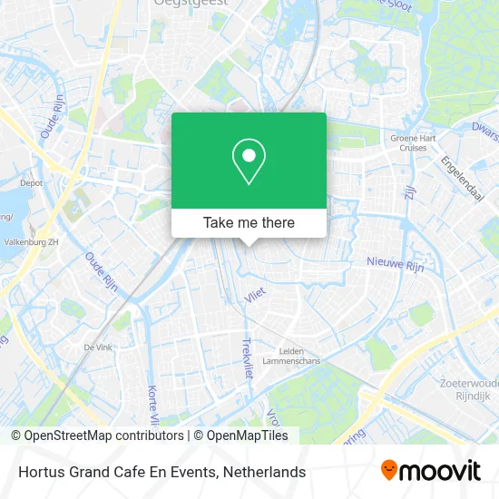 Hortus Grand Cafe En Events map