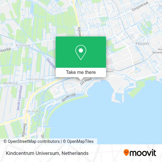 Kindcentrum Universum map