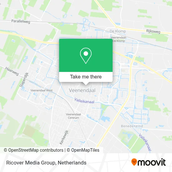 Ricover Media Group map