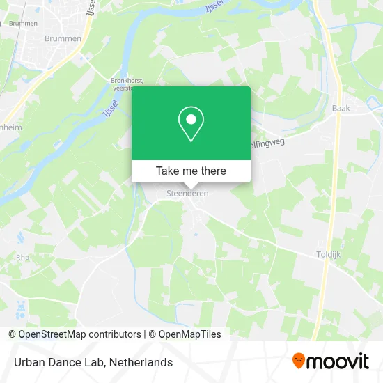 Urban Dance Lab map