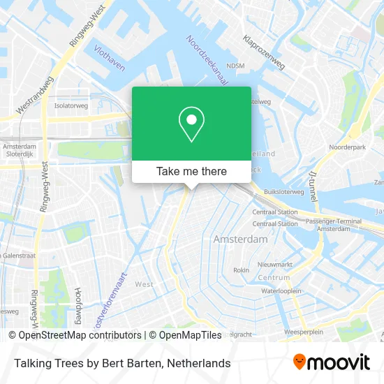 Talking Trees by Bert Barten map