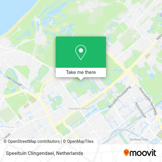 Speeltuin Clingendael map