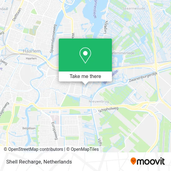 Shell Recharge map