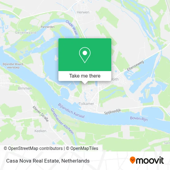Casa Nova Real Estate map