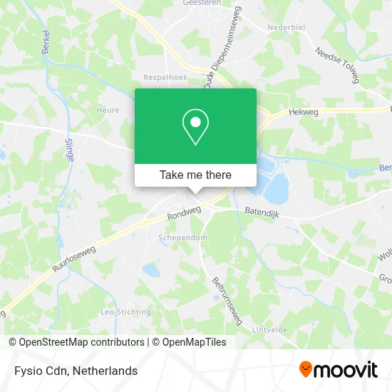 Fysio Cdn map