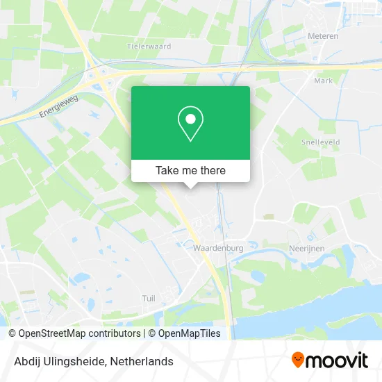 Abdij Ulingsheide map