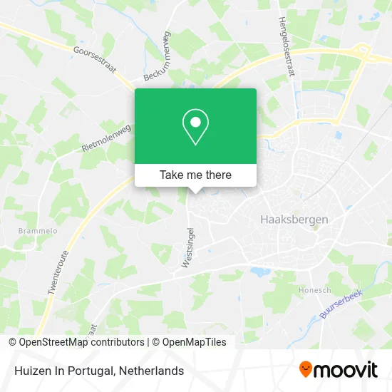 Huizen In Portugal map