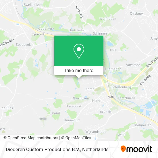 Diederen Custom Productions B.V. map
