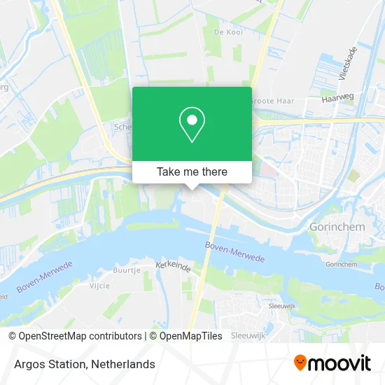 Argos Station map