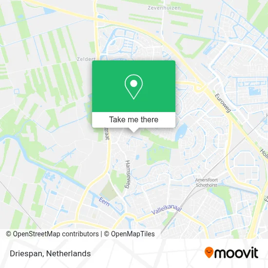 Driespan map
