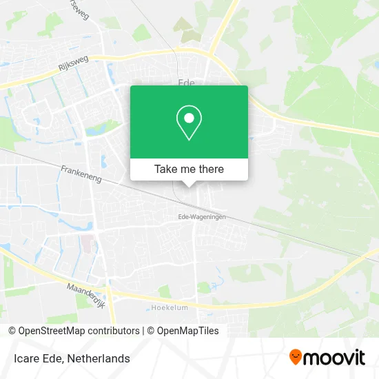 Icare Ede map