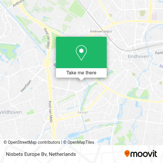 Nisbets Europe Bv map