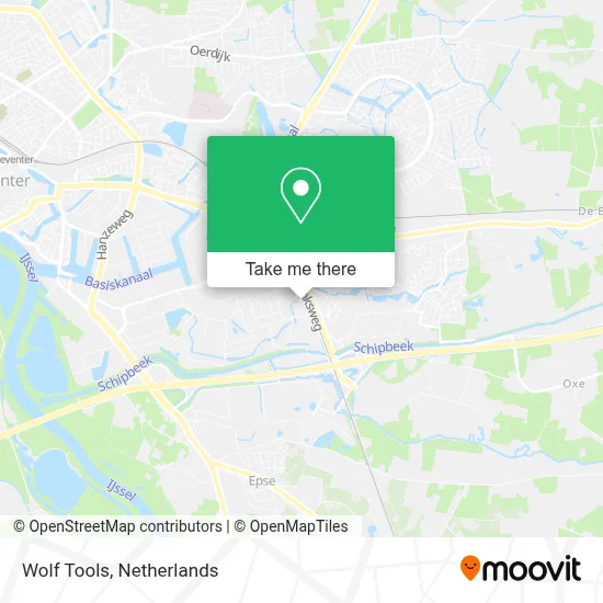 Wolf Tools map