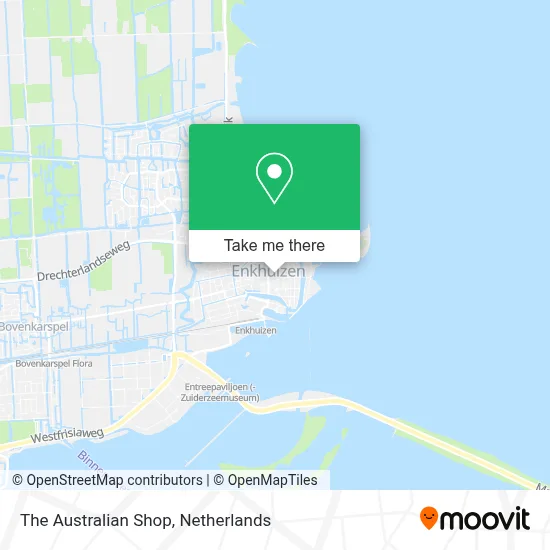 The Australian Shop map