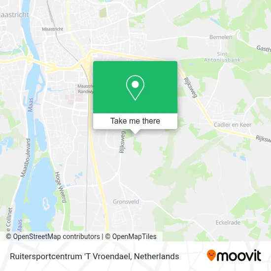 Ruitersportcentrum 'T Vroendael map