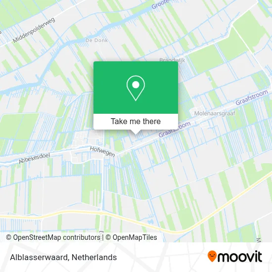 Alblasserwaard map
