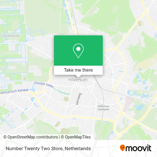 Number Twenty Two Store map