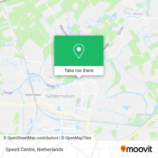 Speed Centre map