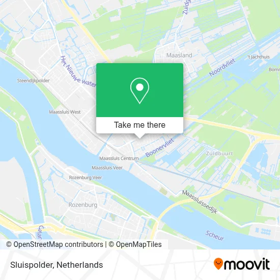 Sluispolder map