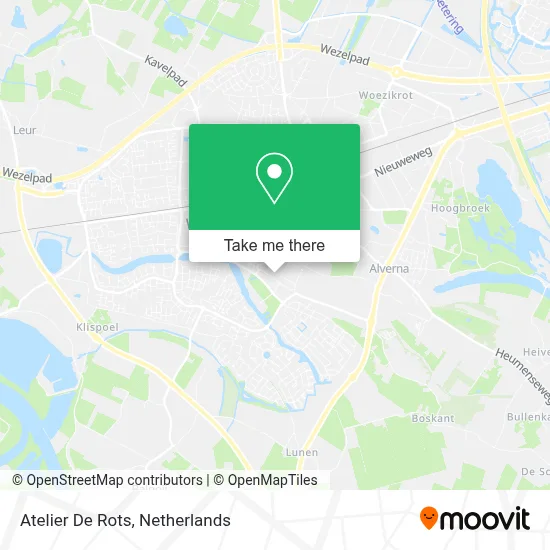 Atelier De Rots map