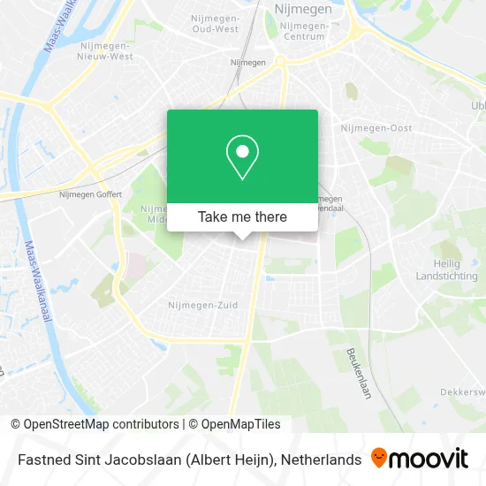 Fastned Sint Jacobslaan (Albert Heijn) map