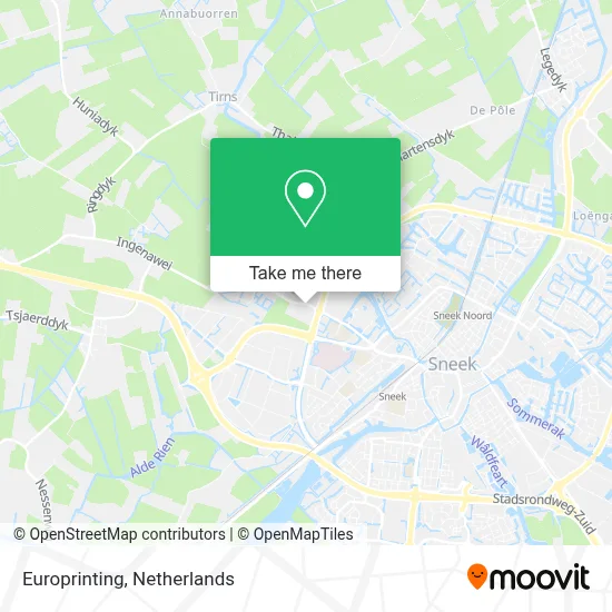 Europrinting map