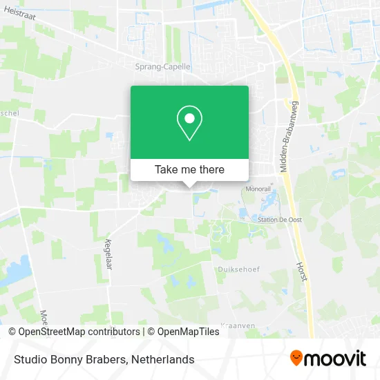 Studio Bonny Brabers map