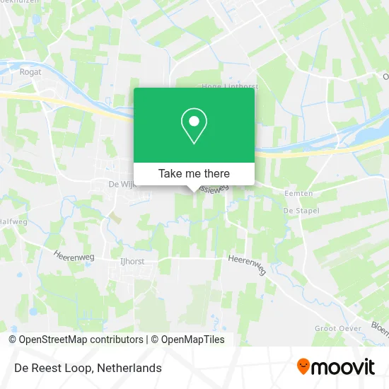De Reest Loop Karte