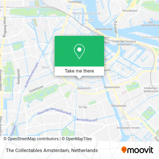 The Collectables Amsterdam map