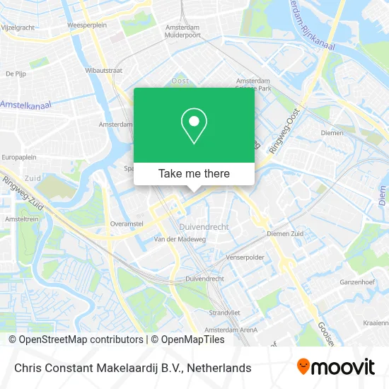 Chris Constant Makelaardij B.V. map