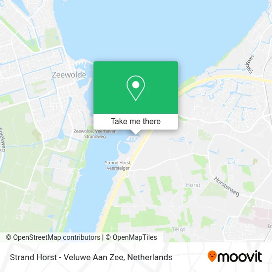 Strand Horst - Veluwe Aan Zee map