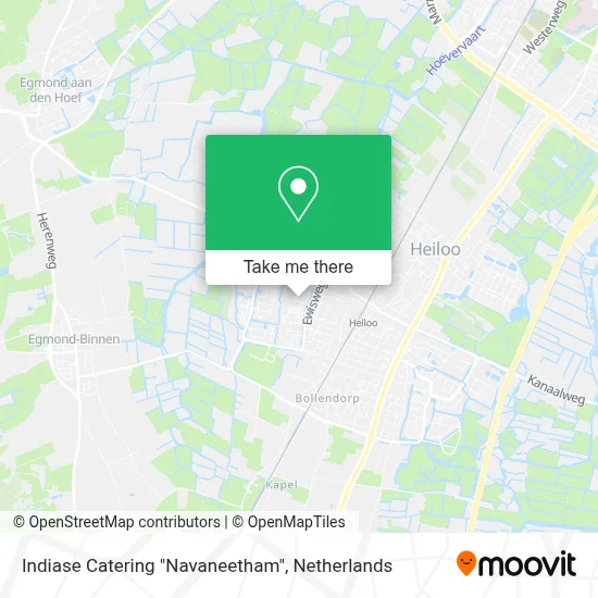 Indiase Catering "Navaneetham" map