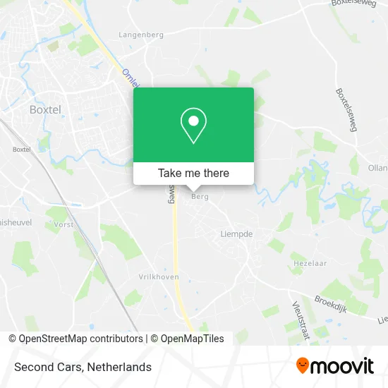 Second Cars map