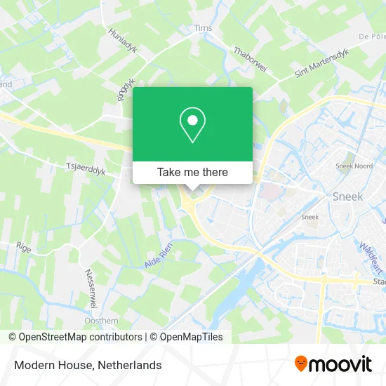 Casa Moderna map